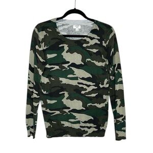 J. Crew Factory Camouflage Teddie Sweater size Small